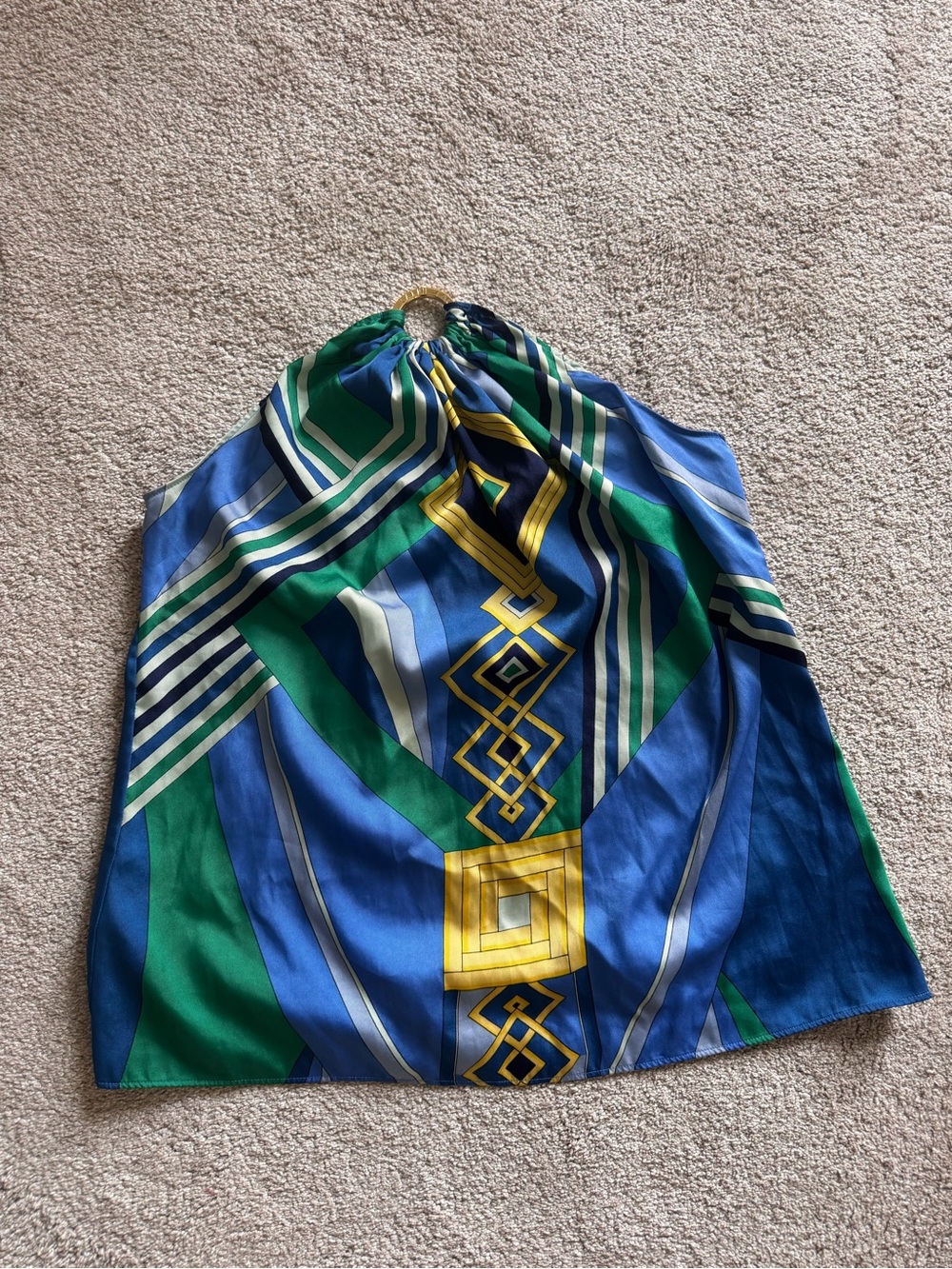 Ralph Lauren Geometric print halter size 10